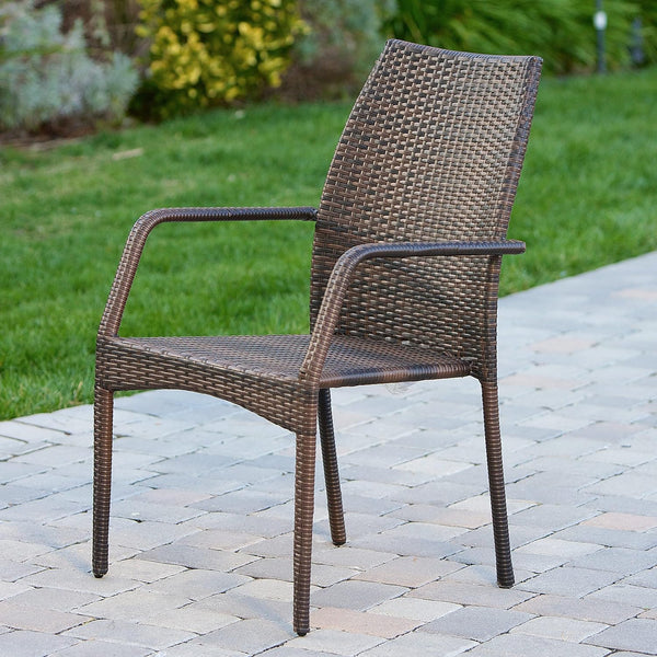 English Elm Christopher Knight Home® - Outdoor Wicker Chairs Brown Resin 54020 KD MP2 Set of 2 – Iron Frame, Weatherproof, Deep Seat Comfort N769P236896D