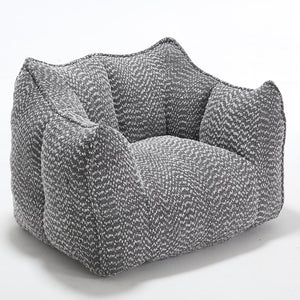 English Elm Sofa plush beanbag chair with superfiber cover and resilient foam filling for ultimate home comfort and relaxation Grey W1996P252268