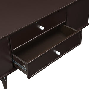 English Elm U-Can Modern Rectangle Coffee Table With Ample Storage, Metal Handles & Stylish Design For Living Rooms N724P286418D-GIGA