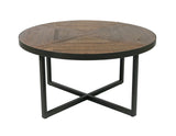 English Elm Wallace & Bay - Wallace & Bay  Faro Brown Round Coffee Table