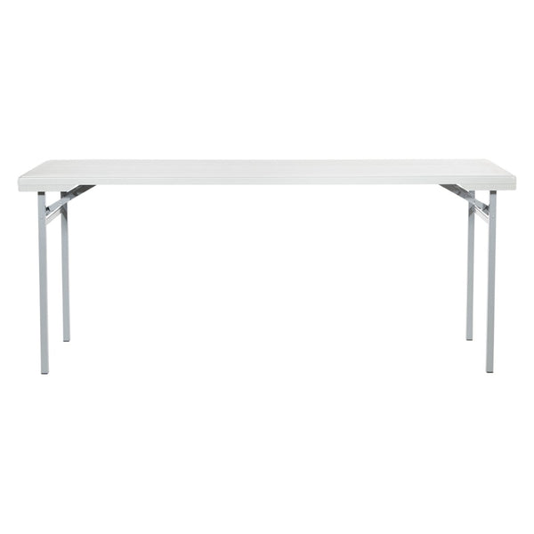 OSP Home Furnishings Resin Folding Training Table with Steel Frame for Classrooms Events and Workspaces BT22