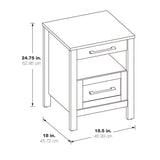 OSP Home Furnishings Stonebrook Nightstand Canyon Oak