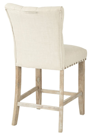 OSP Home Furnishings Preston 24" Counter Stool Marlow Burlap