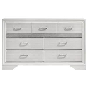 English Elm Annie 9-Drawer Dresser: Elegant Storage Solution With Crystal-Like Fronts For Modern Bedrooms B062P378342