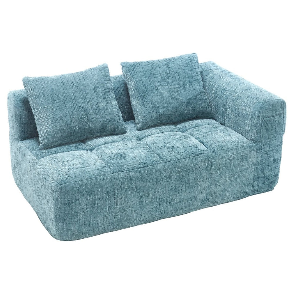 English Elm United Chenille Loveseat Sofa - Modern Minimalist Sleeper For Cozy Living Rooms & Small Spaces W1568P255146-GIGA