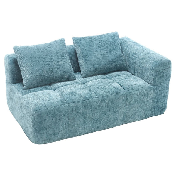 English Elm United Chenille Loveseat Sofa - Modern Minimalist Sleeper For Cozy Living Rooms & Small Spaces W1568P255146-GIGA