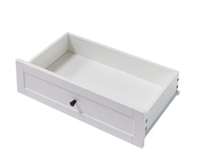 English Elm TV Cabinet Set Modern White Walnut Multifunctional Wall Unit with Console, Sideboards & Storage Features 108.7" W1162S00011