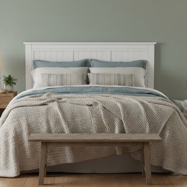 English Elm Wilton Window Pane Wood Queen Panel Headboard - Farmhouse Charm With Easy Assembly & Durability B050P395279-GIGA