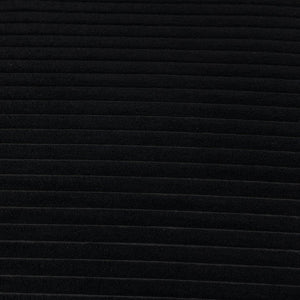 English Elm 113" Modern 3+1 L-Shaped Corduroy Sofa with Double-Layer Cushions, Cup Holders & Storage Bags Black W2715S00006