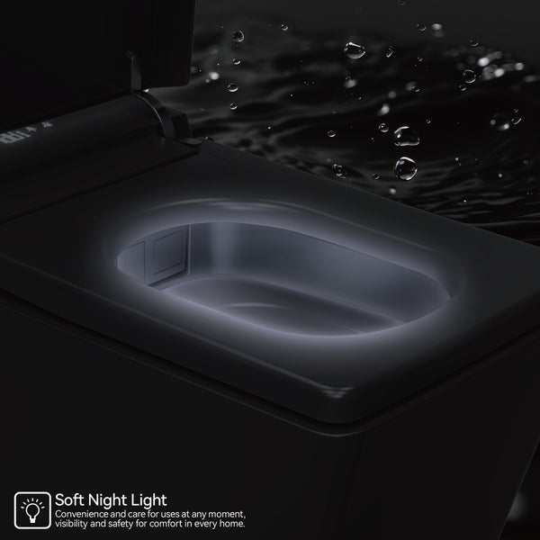 English Elm Intelligent Waterless Toilet Bidet with Remote — Heated Seat, Massage, Deodorize, Auto Lid & Flush T3177P286048