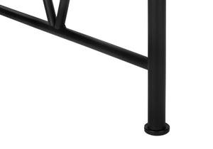 English Elm Computer Desk with Slim White Metal Frame and Single Drawer for Compact Home Office, 42" L Brown 52 L x 28 W x 7 H B2710P219889