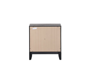 English Elm Glasgow Nightstand with Two Dovetail Drawers, Sleek Hardware and Deep Storage for Modern Bedrooms Gray 24 L x 26 W x 19 H B078P349542