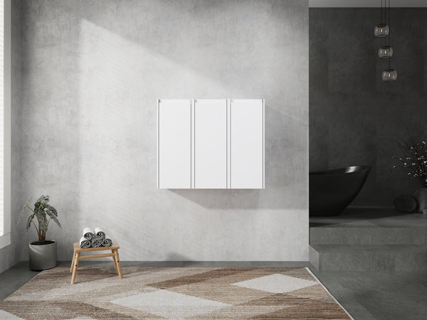 English Elm 12" Bathroom Side Cabinet - Space-Saving Design With Reversible Soft-Close Doors For Modern Storage W999S00279