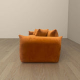 English Elm Ashcroft Furniture - Arlo Burnt Orange Velvet Sofa