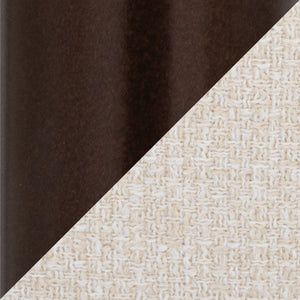 English Elm Renee Contemporary Chair Cream Fabric with Copper Metal Legs — Cut-Out Back, Thick Foam Cushion, Stylish B202P223641