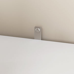 English Elm White 9-Drawer Chest Modern Wide 63" Dresser No-Handle White Storage Cabinet Durable Particleboard Elegance W409P225882