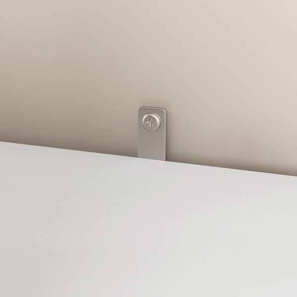 English Elm White 9-Drawer Chest Modern Wide 63" Dresser No-Handle White Storage Cabinet Durable Particleboard Elegance W409P225882