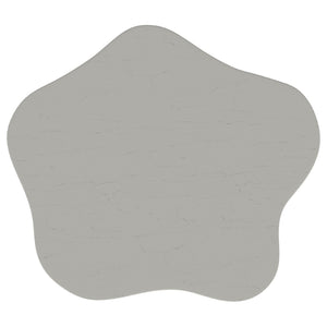 English Elm Trevor Sculptural Cloud Top Side Table Organic Off White Mdf Accent for Modern Spaces B062S01647