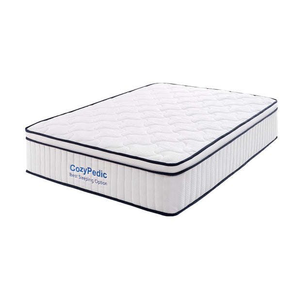 English Elm 12 Inch Queen Hybrid Mattress Memory Foam Pocket Springs Medium Firm Cooling W2699P399182