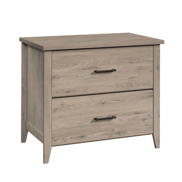 English Elm Lateral File Cabinet In Rich Brown Finish - Stylish, Compact Design For Home Office Organization & Safety B356P402630