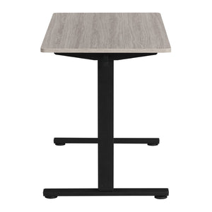 OSP Home Furnishings Primo Electric Sit Stand Desk with Programmable Height Memory for Modern Home Offices PMO4823B-LG