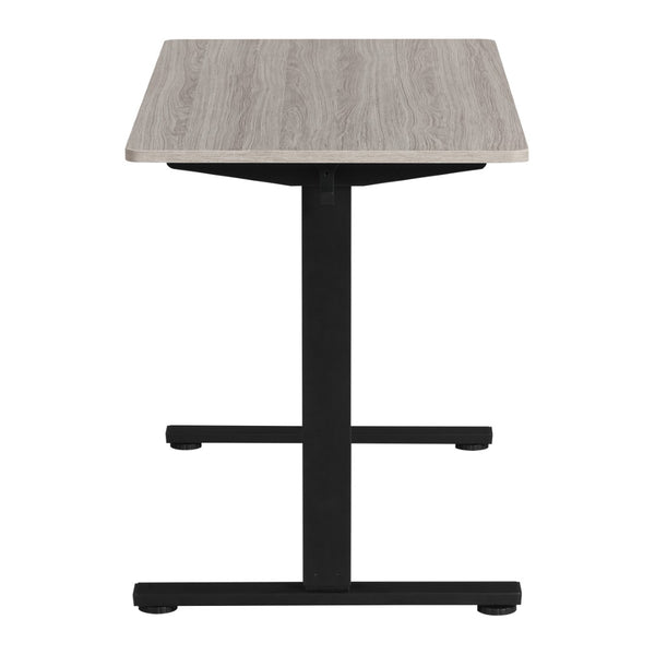 OSP Home Furnishings Primo Electric Sit Stand Desk with Programmable Height Memory for Modern Home Offices PMO4823B-LG