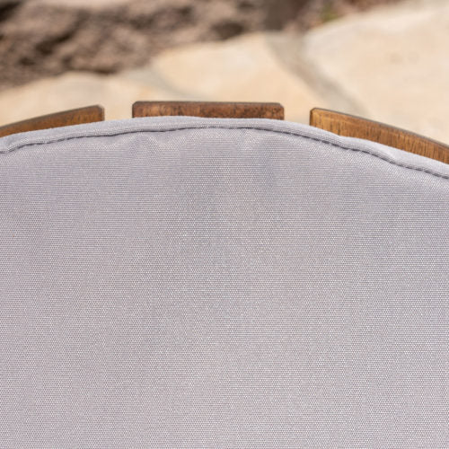 English Elm Christopher Knight Home® - Chair Cushion, Stylish Gray Adirondack Cushion For Outdoor Seating, Water-Resistant, Easy Care N769P577022G