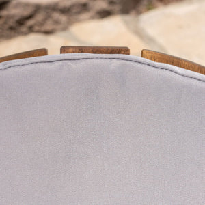 English Elm Christopher Knight Home® - Chair Cushion - Stylish Gray Adirondack Seat Pad For Outdoor Comfort & Easy Maintenance, 48.25" L N769P577024G
