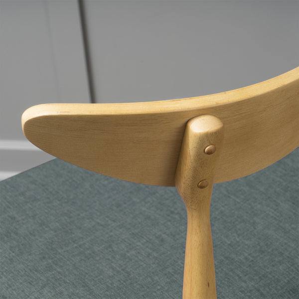 English Elm Christopher Knight Home® - Set Of 2 Retro Rubberwood Chairs With Ergonomic Design & Plush Cushions For Stylish Comfort N759P307037L