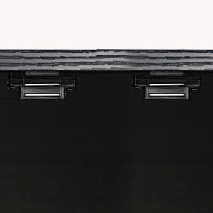 English Elm 72" Fluted Kitchen Pantry Cabinet with Anti-Tilt Stabilizers, Triple-Fold Hinges, Spice Door Racks and Deep Storage Black W2917P294985