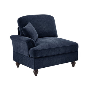 English Elm Sofa Cloud Style Chenille Upholstered Piece with Detachable Skirt and Modular Design W3041P332617