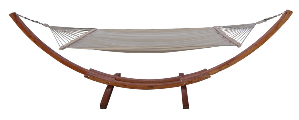 English Elm Richardson Outdoor Replacement Hammock Fabric Cream Stripe Polyester Weather Resistant 69824.00CRMFBC