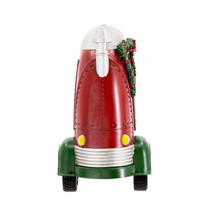 English Elm 11.3x4.4x8"H Christmas Lighted Camper Water Globe with Mr & Mrs Santa, Spinning Snow, LED Glow, Tabletop Decor W2078P254693