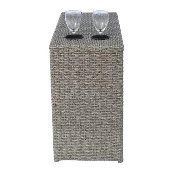 English Elm Weather-Resistant Rattan Wicker 7-Piece Outdoor Lounge Set With Plush Cushions – Fully Assembled Comfort B120S00100-GIGA