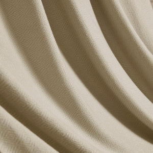 English Elm 1-piece King Jacquard Cotton Blend Blanket Aztec Woven Soft Breathable Bedroom Layer Khaki B035P437474