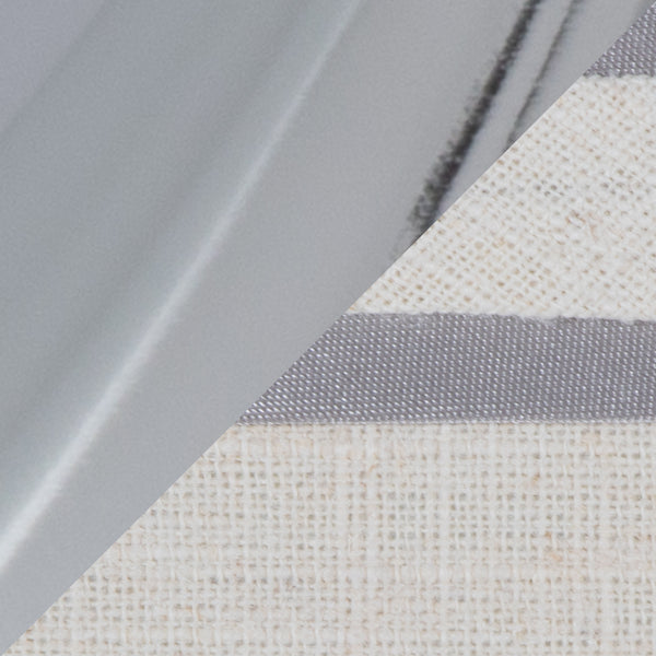 English Elm Ashland 27" Contemporary Metal Table Lamp Set of 2 in Polished Chrome with Cream Linen Drum Shades, 3-Way B202P224092