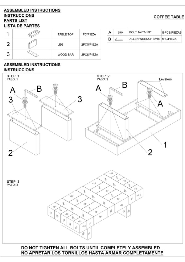 English Elm 1pc Sleek Contemporary Coffee Table with Storage Drawers, Metal Pulls and Modern Wooden Design Grey+Brown 55 L x 29 W x 10 H B011P245867