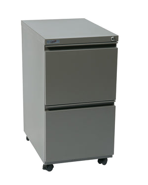 OSP Home Furnishings 22" Mobile Pedestal with Locking Drawers Full Extension Filing for Office Storage PTC22FF-M