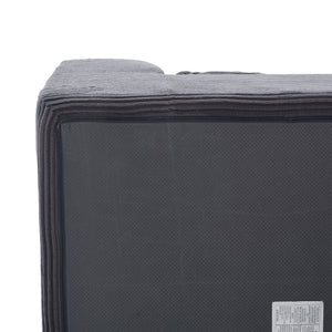 English Elm UNITED Cloud Couch Modular Sectional Sofa with Corduroy Cover, Ergonomic 2-Seater, No Assembly Needed Dark Gray W1568P371127