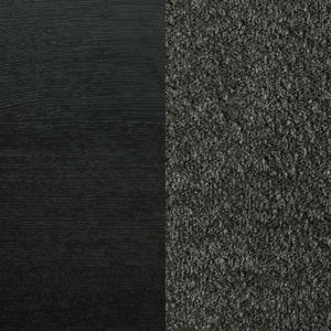 English Elm Burton Foam Padded Charcoal Upholstered Eastern King Bed with Low Profile Frame B062S01459