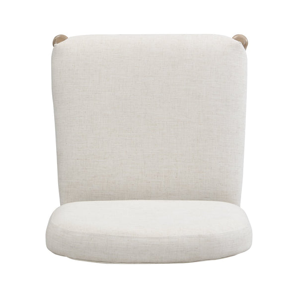 English Elm Christopher Knight Home® - Dining Mid Century Fabric Upholstered Armless Side Chairs Set of 2 with Rubberwood Frame and Tapered Legs, Comfortable Backrest, Easy Assembly Beige,Natural Ash N771P361492A