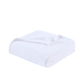 Beautyrest Dream Soft Casual Blanket BR51-4439 White