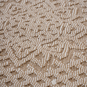 English Elm Loom Luxe Beige Medallion Area Rug - Durable, Stylish Indoor/Outdoor Runner For High-Traffic Spaces B335P289625