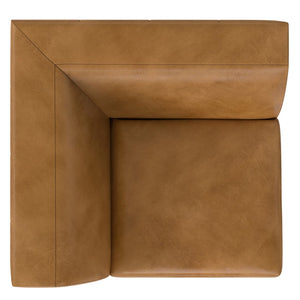 English Elm Rex Corner Sofa Module - Sienna Kind Leather, Modular Design, Premium Comfort & Timeless Style B136P199261-GIGA