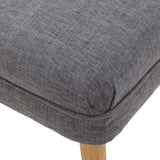 Christopher Knight Home® - Noble House - Desdemona Light Grey Fabric Ottoman