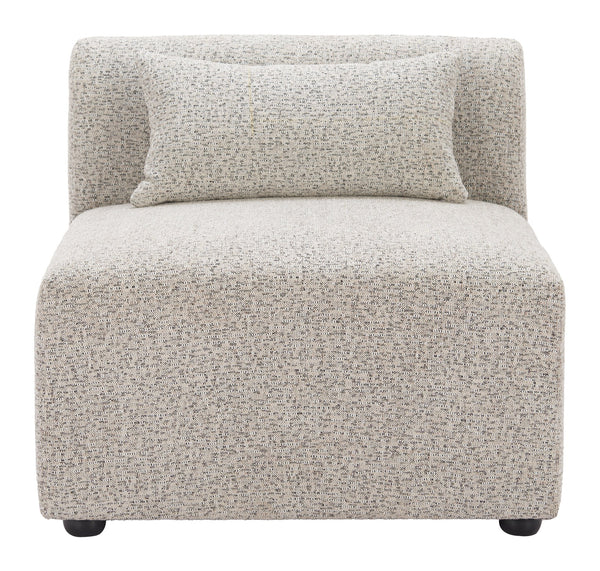 Zuo Modern Simu Corner Chair - Chic Modern Design With High-quality Materials For Stylish Home Decor Solutions Gray 100% Polyester,Elm Wood 110432-zuo-modern