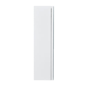 English Elm A white MDF mirror cabinet wall-mounted with storage compartments, space-saving, easy assembly, clear glass reflection69 W1512P405944