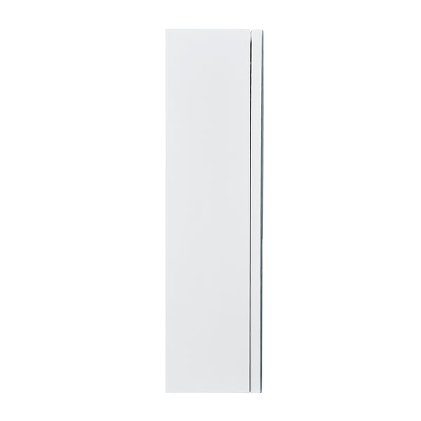 English Elm A white MDF mirror cabinet wall-mounted with storage compartments, space-saving, easy assembly, clear glass reflection69 W1512P405944
