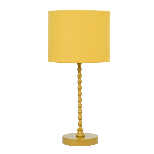 English Elm Ashcroft Furniture - Modern Oak Table Lamp with Paper Rattan Shade for Living Room Bedroom Study — Soft Diffused Glow, Durable Craftsmanship Yellow B183P315085