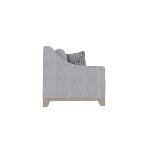 English Elm Wallace & Bay - Gray Chair - River Sand Fabric Accent Chair, Casual Elegant Design, Easy-Care Upholstery, 35"H B361P384437